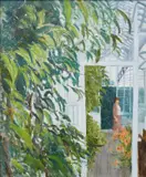 The greenhouseSigned June Clayton by June Clayton, Oil on canvas, sold Jun 2023