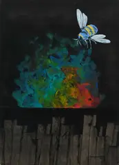 The Ancient Beemaster's FarewellSigned and dated CONROY MADDOX/69 by Conroy Maddox, ink and gouache, offered Jun 2023