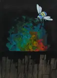 The Ancient Beemaster's FarewellSigned and dated CONROY MADDOX/69 by Conroy Maddox, ink and gouache, offered Jun 2023