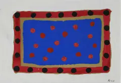 Colours on GoldSigned Rice by Brian Rice, watercolor, sold Jun 2023