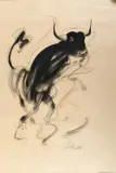 Running bullSigned SUNIL DAS by Sunil Das, Charcoal, offered Jun 2023