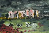 Carew Castle by John Piper Ch, Screenprint, sold Jun 2023