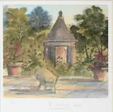 The Terrace by Hm King Charles III, pencil, sold Jun 2023