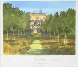 The South Front by Hm King Charles III, pencil, sold Jun 2023