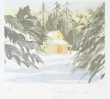 The Sanctuary by Hm King Charles III, pencil, sold Jun 2023