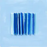 'Blue for you' by Terry Frost, mixed media and collage, offered Dec 2014