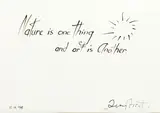 'Nature is one thing' by Terry Frost, black ink, offered Dec 2014