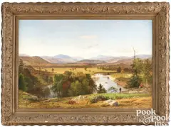 landscape by Samuel Lancaster Gerry, oil on canvas, sold Sep 2024