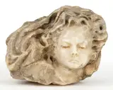 ATTRIBUTED by Adeshir Joseph Arjang, CARVED MARBLE BUST, sold Oct 2025