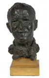 Untitled by Robert Berks, BRONZE BUST OF A MAN, sold Oct 2025