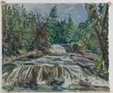 MONT ALTO STATE PARK LANDSCAPE PAINTING by Jeffrey Boys, oil on canvas, sold Oct 2025