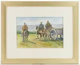 ROANOKE, VALLEY OF VIRGINIA FARMING PAINTING by Betty Williamson, watercolor on paper, sold Oct 2025