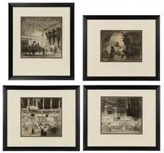 Untitled by William Walcot, DRYPOINT ETCHINGS, sold Oct 2025