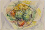 EXPRESSIONIST STILL-LIFE PAINTING by Pierre Francis Daura, watercolor on paper, sold Oct 2025