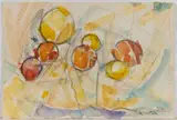 EXPRESSIONIST STILL-LIFE PAINTING by Pierre Francis Daura, watercolor on paper, sold Oct 2025