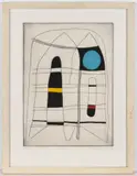 CATHEDRAL INTERIOR PRINT, the abstract composition influenced by Fernand Leger (French, 1881-1955), the artist's instructor during his period of study in Paris by Maltby Sykes, pencil signed, sold Oct 2025