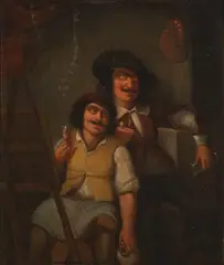 A toast to the portrait by François Verheyden, oil on canvas, sold Aug 2020