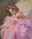Nicole by Pál Fried, oil on canvas (unstretched), sold Sep 2020
