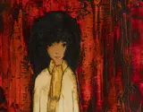 Untitled by Jef Wauters, oil on canvas, sold Sep 2020