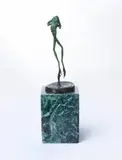 Leaping Frog by John Olsen, 2004 – 05, bronze, sold Oct 2023