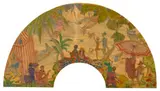 The Race by Thea Proctor, c.1924, watercolour on silk, offered Oct 2023