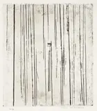 Sherbrooke Forest Number 1 by Fred Williams, 1961, drypoint, engraving, aquatint and burnishing on paper, sold Oct 2023