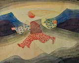 One World To Another by Ludwig Hirschfeld-Mack, 1940, watercolour on paper, sold Dec 2023