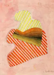 Abstract Composition by Ludwig Hirschfeld-Mack, 1940, watercolour on paper, sold Dec 2023