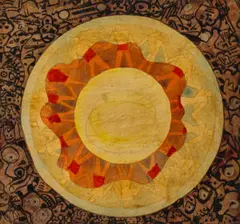 Unity Of Mankind by Ludwig Hirschfeld-Mack, 1941, watercolour on paper, sold Dec 2023