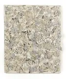Sans Titre by Jean Schoumann, Collage et technique mixte sur toile, sold Nov 2024