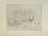 Verres by Véra Fabre, Lithographie, sold Nov 2024