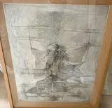 Figure by Fred Deux, Lithographie encadrée sous verre, sold Nov 2024