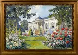 Louveciennes, La Châtaigneraie by Louis Henri Laffillée, Aquarelle, sold May 2023