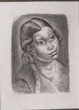 La mulatresse by Demetrios Galanis, Lithographie, sold Feb 2024