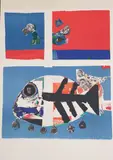 Poisson by Roger Bezombes, Lithographie, sold Feb 2024