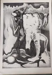 l'Homme cassé by Gerardo Chávez, Lithographie, sold Feb 2024