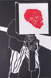 Homme au panneau by Carmelo Carra, Lithographie, sold Feb 2024