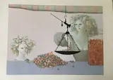La justice by Léonor Fini, Lithographie en couleur, sold Feb 2024