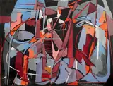 Composition by André Lanskoy, Gouache, sold Jun 2014
