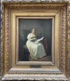 La répétition de chant by Adolphe Monfallet, Panneau, sold Apr 2025
