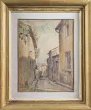 Montée dans le Vieux Lyon by Henri Prost, Aquarelle, sold Sep 2025