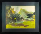 Sans titre by Pierre Montheillet, Aquarelle gouachée sur trait de mine de plomb, sold Sep 2025