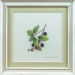 Mûres by Vincent Jeannerot, Aquarelle, sold Sep 2025