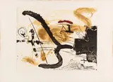 Composition. 1982 by Antoni Tàpies, Eau-forte, aquatinte et carborundum, sold Sep 2023