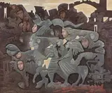 Chevauchée fantastique by Adèle Bessy, Toile, sold Sep 2023