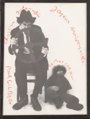 Christian et le petit Christian Joyeux anniversaire by Christian Boltanski, Photographie, annotée, sold Sep 2023