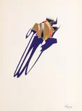 Sans titre by Burhan Doğançay, 1984, Gouache sur papier, sold Sep 2023