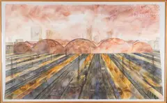 Frankfurt morning by Calum Fraser, 1991, Aquarelle sur papier, sold Mar 2025