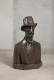 L’Espagnol, dit aussi Buste du Professeur Ricardo Aznar Casanova by Adolphe Wansart, 1925, Epreuve en bronze patiné brun signé et marque du fondeur BATARDY à Bruxelles, sold Mar 2025