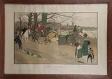 Breaking Cover The FALLOWIELD HUNT by Cecil Aldin, Lithographie, sold Jan 2026